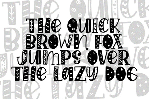 Party Story Font Dm Letter Studio 