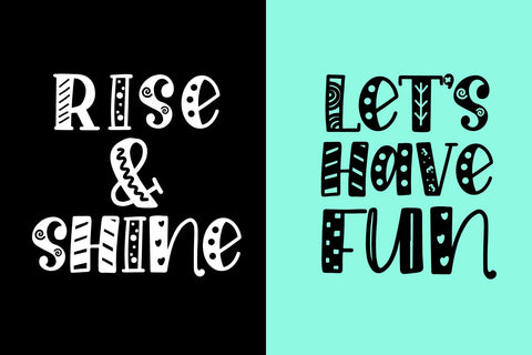 Party Story Font Dm Letter Studio 