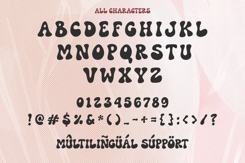 Party Vibes - Groovy Display Font Font Timur type 