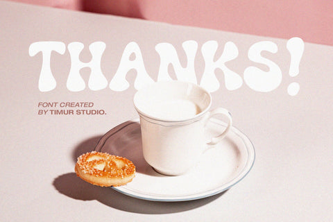 Party Vibes - Groovy Display Font Font Timur type 