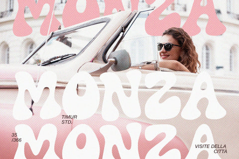 Party Vibes - Groovy Display Font Font Timur type 