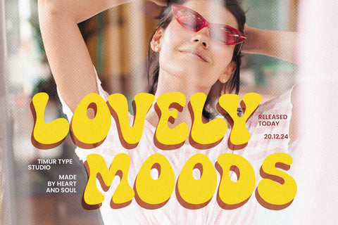 Party Vibes - Groovy Display Font Font Timur type 