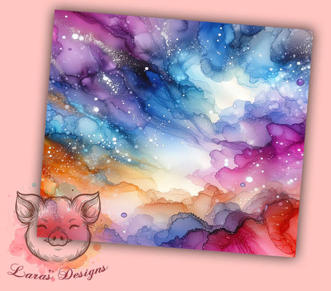 Pastel Agate 20oz Tumbler Png, Straight & Tapered Tumbler Png, Iridescent Geode Tumbler Png, Digital Download PNG Sublimation Lara' s Designs 