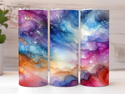 Pastel Agate 20oz Tumbler Png, Straight & Tapered Tumbler Png, Iridescent Geode Tumbler Png, Digital Download PNG Sublimation Lara' s Designs 