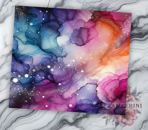 Pastel Agate 20oz Tumbler Wrap PNG, Geo Pastel Agate Tumbler Png, Straight & Tapered Tumbler Wrap, Instant Digital Download Sublimation Li Zamperini 