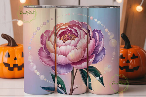 Pastel Bokeh Glitter 20oz Tumbler Wrap Sublimation PixelChick 
