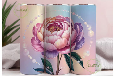 Pastel Bokeh Glitter 20oz Tumbler Wrap Sublimation PixelChick 