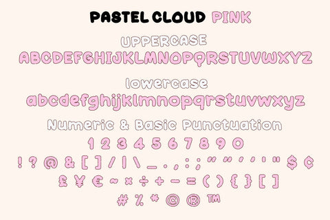 Pastel Cloud Font BB Digital Arts 