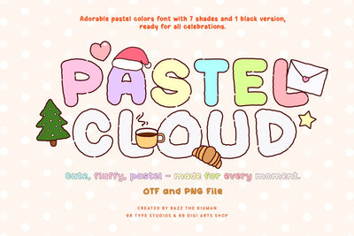 Pastel Cloud Font BB Digital Arts 
