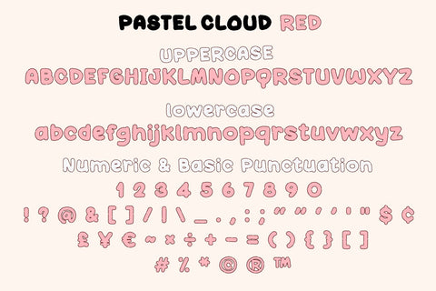 Pastel Cloud Font BB Digital Arts 