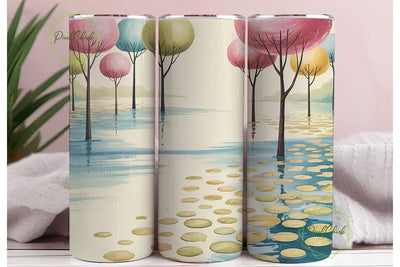 Pastel Dreamland Tumbler Wrap Sublimation PixelChick 