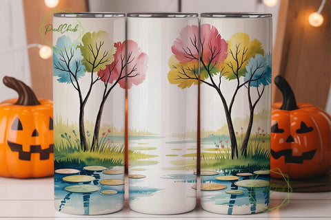 Pastel Dreamland Tumbler Wrap Sublimation PixelChick 