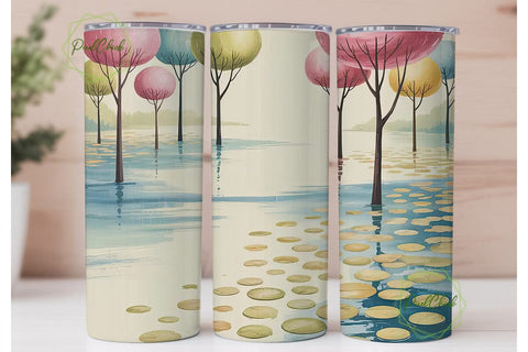 Pastel Dreamland Tumbler Wrap Sublimation PixelChick 