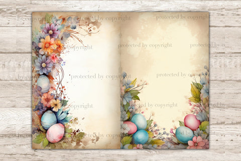Pastel Easter Ephemera | Junk Journal Pages SVG GlamArtZhanna 