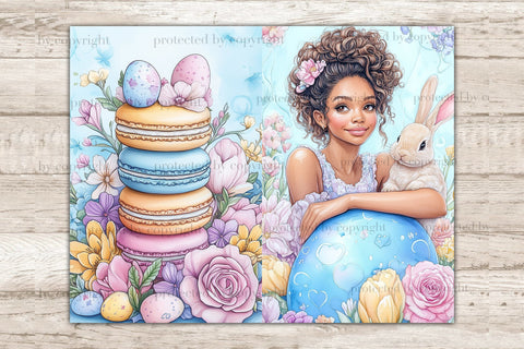 Pastel Easter Junk Journal Paper | Flowers Picture Collage SVG GlamArtZhanna 