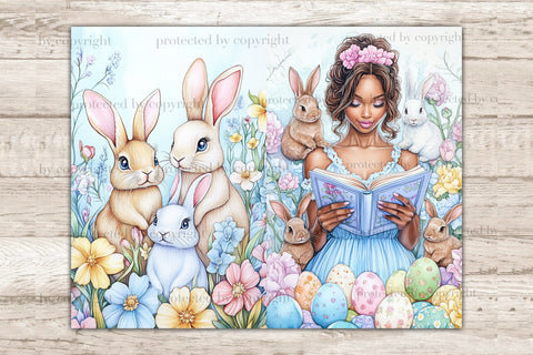 Pastel Easter Junk Journal Paper | Flowers Picture Collage SVG GlamArtZhanna 