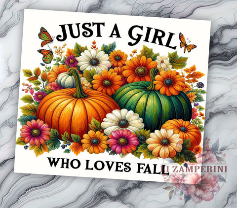 Pastel Fall 20oz Tumbler Wrap PNG, Floral Fall Tumbler Png, Straight & Tapered Tumbler Wrap, Instant Digital Download Sublimation Li Zamperini 