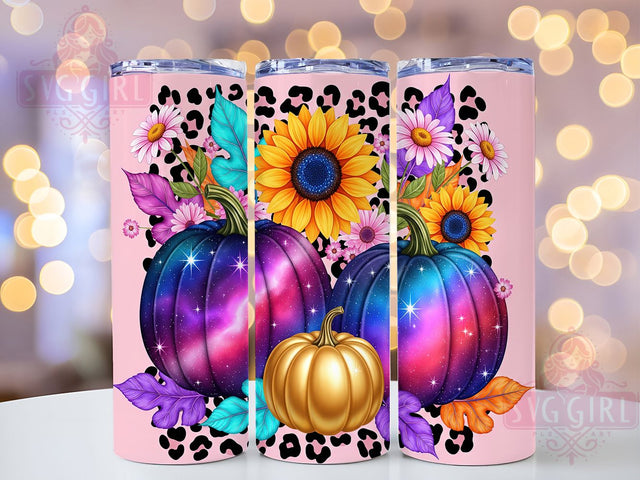 Pastel Floral Halloween Tumbler Wrap, 20oz Skinny Tumbler, Halloween Tumbler, Floral Pumpkin Png, Sublimation Design, Tumbler Wrap Download, Cute Spooky Tumbler Sublimation SvggirlplusArt 