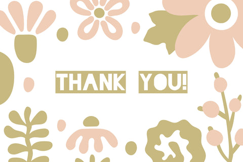 Pastel Flowers & Leaves PNG Clipart Sublimation Rin Green 