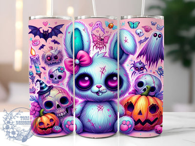 Pastel Goth 20oz Skinny Tumbler PNG, Cute And Creepy Tumbler Sublimation Wrap, Straight & Tapered Tumbler Wrap, Instant Digital Download Sublimation ToriDesigns 