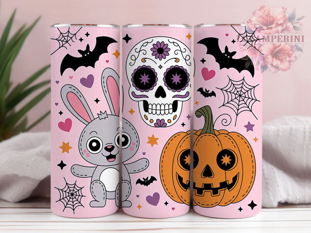 Pastel Goth Kawaii Cute Spooky Tumbler, Cute Spooky Wrap, Pastel Goth Aesthetic, 20Oz Tumbler Sublimation, Kawaii Goth Drinkware, Soft Grunge Cup, Gothic Pastel Mug Sublimation Li Zamperini 