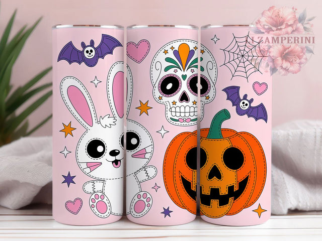 Pastel Goth Kawaii Cute Spooky Tumbler, Cute Spooky Wrap, Pastel Goth Aesthetic, 20Oz Tumbler Sublimation, Kawaii Goth Drinkware, Soft Grunge Cup, Gothic Pastel Mug Sublimation Li Zamperini 