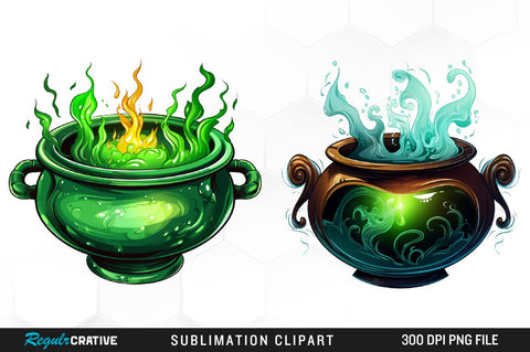 Pastel Goth Witch Kit Clipart Bundle Sublimation Regulrcrative 