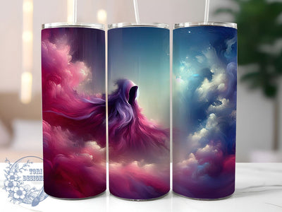 Pastel Pink Ghost Cute Ghoul Tumbler Wrap, Pink Ghost Wrap, High Res Cup Design, 20Oz Sublimation Tumbler, Spooky Cute Drinkware, Ghost Lover Gift, Soft Horror Wrap Sublimation ToriDesigns 