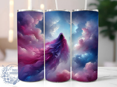 Pastel Pink Ghost Cute Ghoul Tumbler Wrap, Pink Ghost Wrap, High Res Cup Design, 20Oz Sublimation Tumbler, Spooky Cute Drinkware, Ghost Lover Gift, Soft Horror Wrap Sublimation ToriDesigns 
