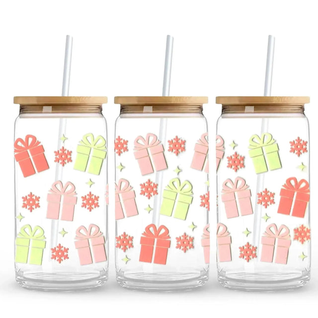 Pastel Presents 9.7 x 4.3 UV DTF Wrap Only (Cup NOT Included) Physical DIY Craft Warehouse 