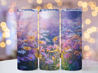 Pastel Purple Daisy Tumbler, Summer Floral Tumbler, Pastel Flower Wrap, Elegant Daisy Wrap, Soft Purple Wrap, Sublimation Design, Trendy Gift Idea Sublimation SvggirlplusArt 
