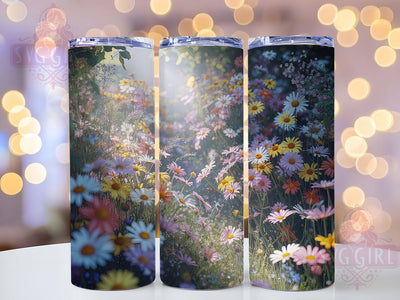 Pastel Purple Daisy Tumbler, Summer Floral Tumbler, Pastel Flower Wrap, Elegant Daisy Wrap, Soft Purple Wrap, Sublimation Design, Trendy Gift Idea Sublimation SvggirlplusArt 