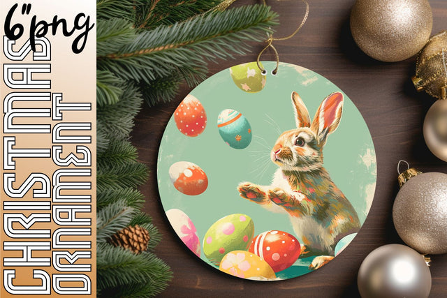 Pastel Watercolor Easter Ornaments - Sublimation Set Sublimation afrosvg 
