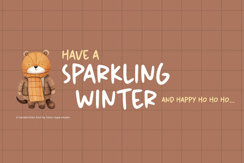 Pastry Paradise fun handwritten font Font Timur type 