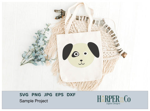 Patches Puppy SVG PNG Cut EPS File SVG HarperNCo 