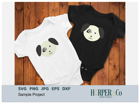Patches Puppy SVG PNG Cut EPS File SVG HarperNCo 