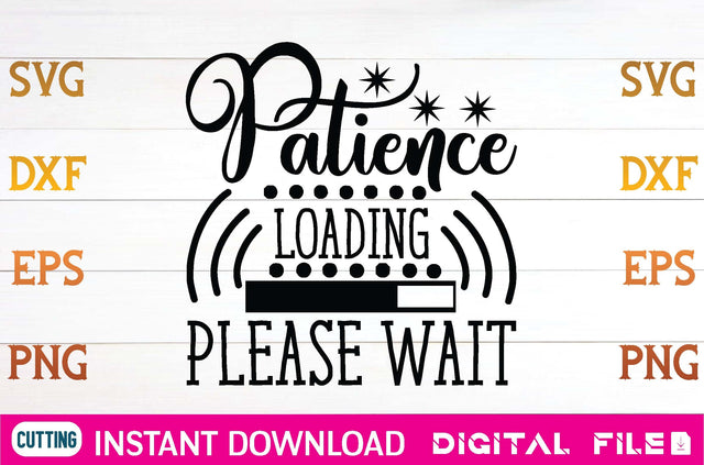 Patience loading please wait svg SVG designer krishna 