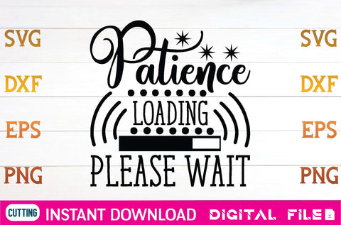 Patience loading please wait svg SVG designer krishna 