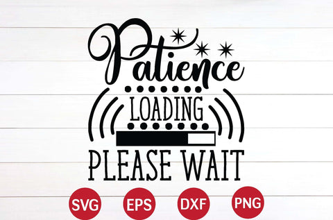 Patience loading please wait svg SVG designer krishna 