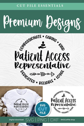 Patient Access representative svg for your team staff crew or Squad - unisex SVG SVG Cut File 
