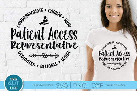 Patient Access representative svg for your team staff crew or Squad - unisex SVG SVG Cut File 