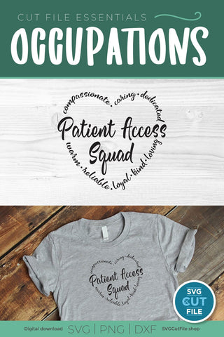 Patient Access Squad SVG SVG SVG Cut File 
