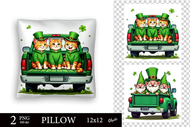Patrick Pillow Design Sublimation. Pillow Case Sublimation PNG Sublimation Olga Terlyanskaya 