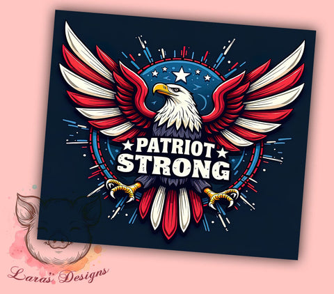 Patriot Tumbler, Election 2024, Sublimation Wrap, American Pride, 20oz Tumbler, Political Gift, Patriotic Decor Sublimation Lara' s Designs 