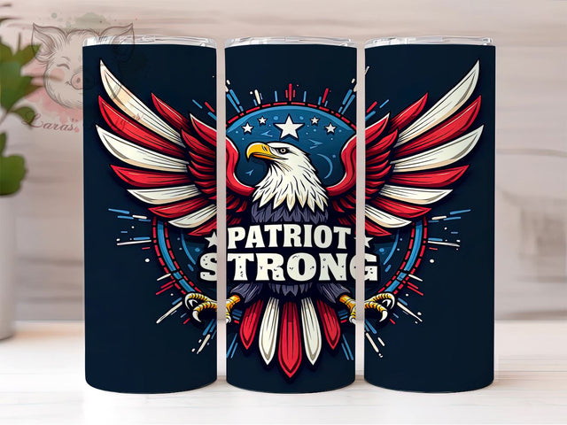 Patriot Tumbler, Election 2024, Sublimation Wrap, American Pride, 20oz Tumbler, Political Gift, Patriotic Decor Sublimation Lara' s Designs 