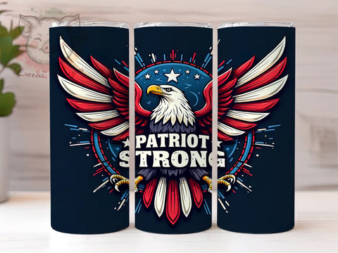 Patriot Tumbler, Election 2024, Sublimation Wrap, American Pride, 20oz Tumbler, Political Gift, Patriotic Decor Sublimation Lara' s Designs 
