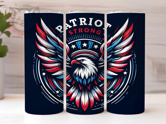 Patriot Tumbler, Election 2024, Sublimation Wrap, American Pride, 20oz Tumbler, Political Gift, Patriotic Decor Sublimation Lara' s Designs 