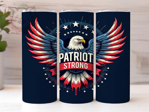 Patriot Tumbler, Election 2024, Sublimation Wrap, American Pride, 20oz Tumbler, Political Gift, Patriotic Decor Sublimation Lara' s Designs 