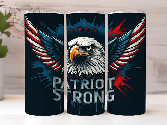 Patriot Tumbler, Election 2024, Sublimation Wrap, American Pride, 20oz Tumbler, Political Gift, Patriotic Decor Sublimation Lara' s Designs 