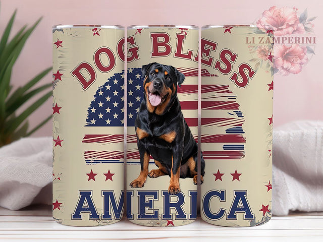Patriotic 4th of July Funny Dog Tumbler, USA Flag Tumbler, 4th of July Tumbler, Dog Lover Tumbler, Funny Dog Tumbler, 20oz Sublimation Wrap, American Pride Tumbler Sublimation Li Zamperini 